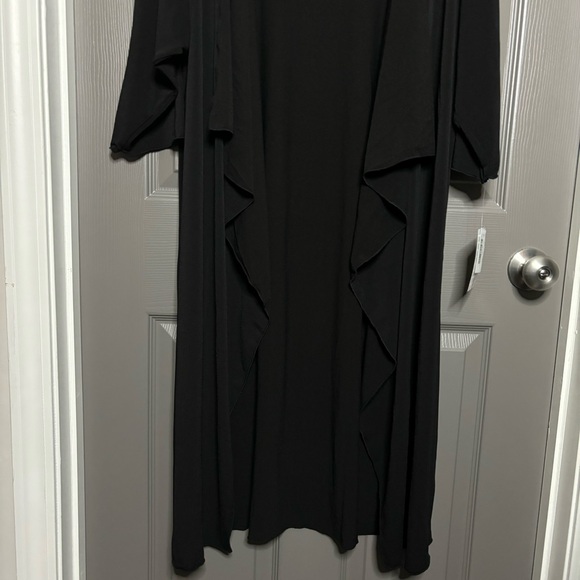 🎁 Black M (10-18) New Kimono Duster LuLaRoe Shirley - Picture 4 of 11
